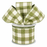 Moss Green Plaid Wired Ribbon - 2 1/2" x 10 Yards, St. Patrick's Day, St. Paddy's Day