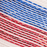 Red White Blue Stripe Deco Mesh - 10" x 10 Yards