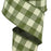 Moss Green Plaid Wired Ribbon - 2 1/2" x 10 Yards, St. Patrick's Day, St. Paddy's Day
