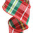 Red Plaid Christmas Wired Ribbon - 2 1/2" x 10 Yards