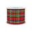 Christmas Plaid Tartan Wired Ribbon - 2 1/2" x 10 Yards