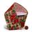 Poinsettia Plaid Christmas Tree Ribbon - 2 1/2" x 10 Yards
