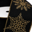 Gold Snowflakes Black Velour Ribbon - 2 1/2" x 10 Yards, Christmas, Gift Wrapping, Wreath, Swag, Garland, Presents, Gift Basket, Winter, Tree Topper Bow, Wreath, Gift Bows