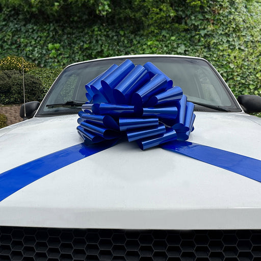 Royal Blue Car Bow