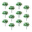 Mint Green Artificial Silk Flower Roses - 12 Mini Bouquets of 12 Rosebuds, 144 Rosebuds Total, St. Patrick's Day, St. Paddy's Day, Gift Wrapping, Wreaths, Bows, Present, Wedding, Reception, Wreath, Arts and Crafts
