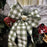 fall theme moss ribbon