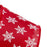 White Snowflakes On Red Ribbon - 2 1/2" x 10 Yards, Christmas, Wreaths, Garlands, Bows, Tree Decorating, Gift Wrapping, Presents, Centerpieces, Party Crafts, Wired Edge