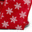 White Snowflakes On Red Ribbon - 2 1/2" x 10 Yards, Christmas, Wreaths, Garlands, Bows, Tree Decorating, Gift Wrapping, Presents, Centerpieces, Party Crafts, Wired Edge