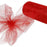 Red Glitter Tulle Wedding Decor - 6" x 25 Yards, Fall, Fabric Netting Ribbon, Anniversary, Wreath, Garland, Swag, Bows, School Graduation, Birthday, Crafts, America 250 Anniversary