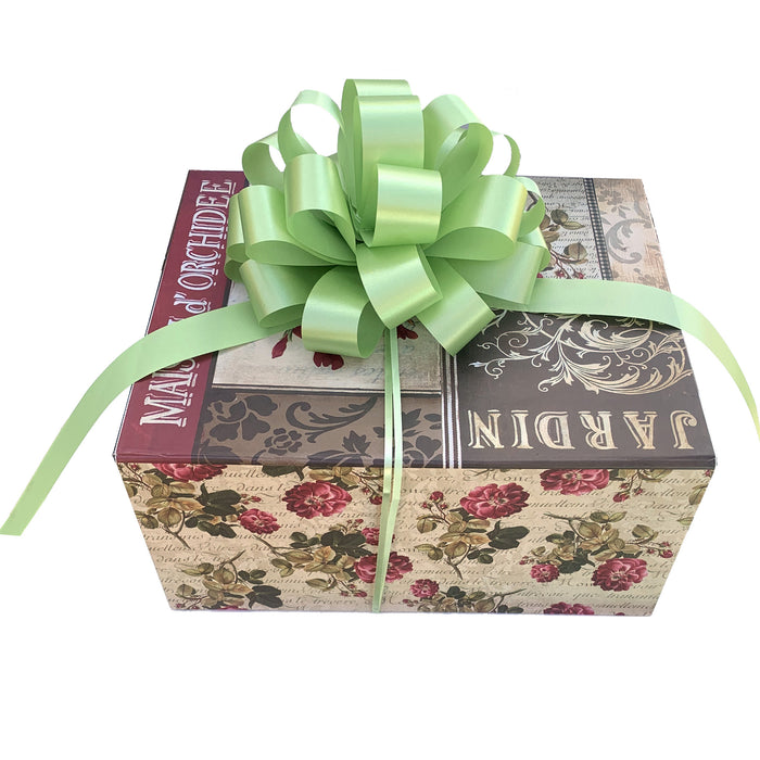 classy soft green sage gift bow