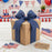 Patriotic Navy Stars Wired Ribbon - 2 1/2" x 10 Yards