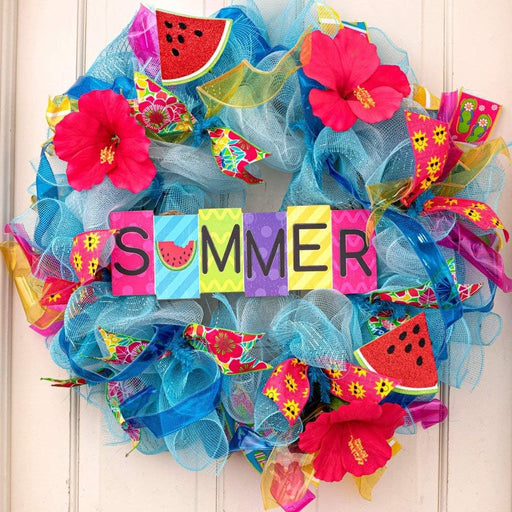 Decorative Sign Summer On The Wreath
