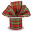 Christmas Plaid Tartan Wired Ribbon - 2 1/2" x 10 Yards