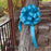 6 Turquoise 8" Pull Bows - Beach Wedding, Easter Baskets Mother's Day Gift Wrap