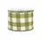 Moss Green Plaid Wired Ribbon - 2 1/2" x 10 Yards, St. Patrick's Day, St. Paddy's Day
