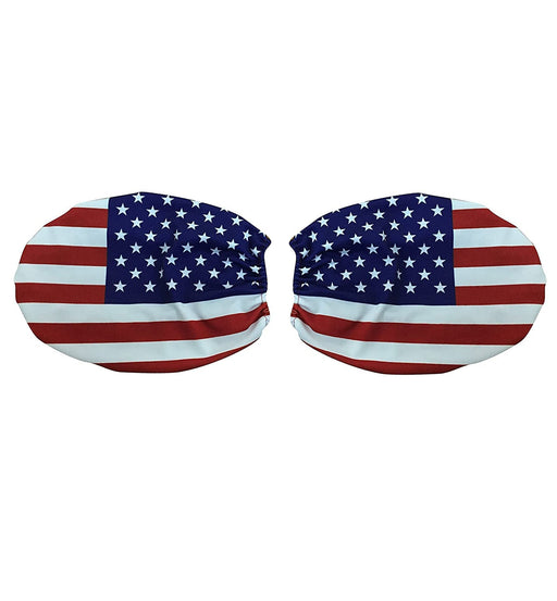 American Flag Side Mirror Covers for Large Cars - Set of 2