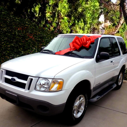 large-red-car-bow