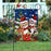 Charming Christmas cats with bow ties garden flag