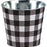 black-white-buffalo-plaid-tin-pot