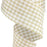 Natural Gingham Wired Edge Ribbon - 2 1/2 Inch x 10 Yards