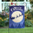 Moonlight Santa Carriage Merry Chrismtas Garden Flag