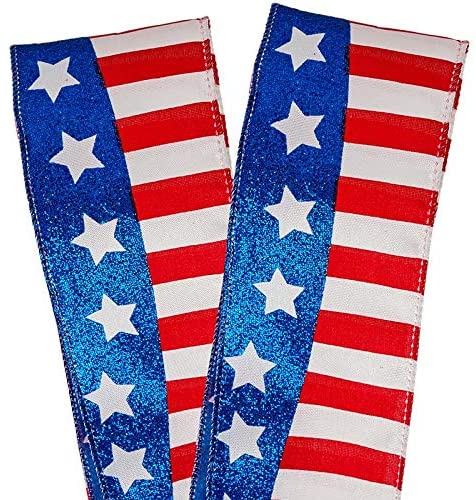 patriotic-wired-edge-ribbon