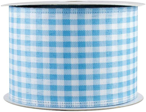 Baby Blue Gingham-White Checks-Plaid