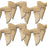 Pre-Tied Beige Jute Burlap Bows - 3" Wide, Set of 12, Easter, Spring, Wired Craft Ribbon, Valentine's Day, Wedding Embellishments, Wreath, Bows, Gift Basket, Birthday, Rustic Farmhouse, Anniversary