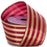 burgundy-gold-striped-wedding-ribbon