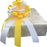 white-and-yellow-wedding-bows