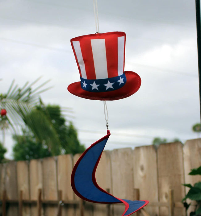 red-white-blue-yard-decoration