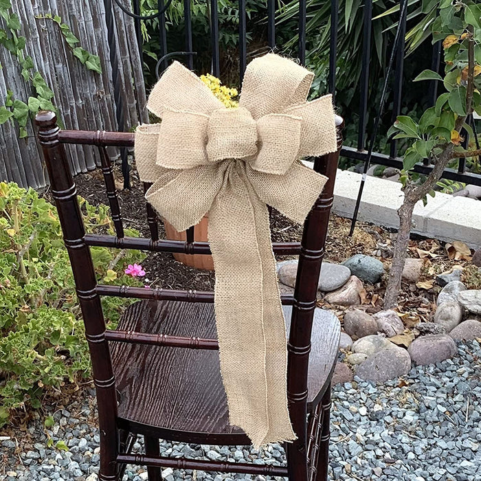 burlap-church-bows