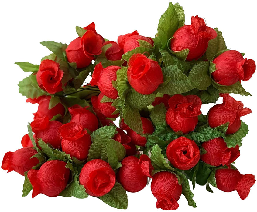 red-artificial-silk-flowers