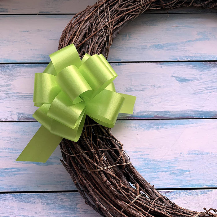 lime-green-easter-basket-bows