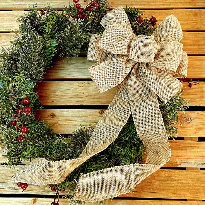 burlap-wreath-bows