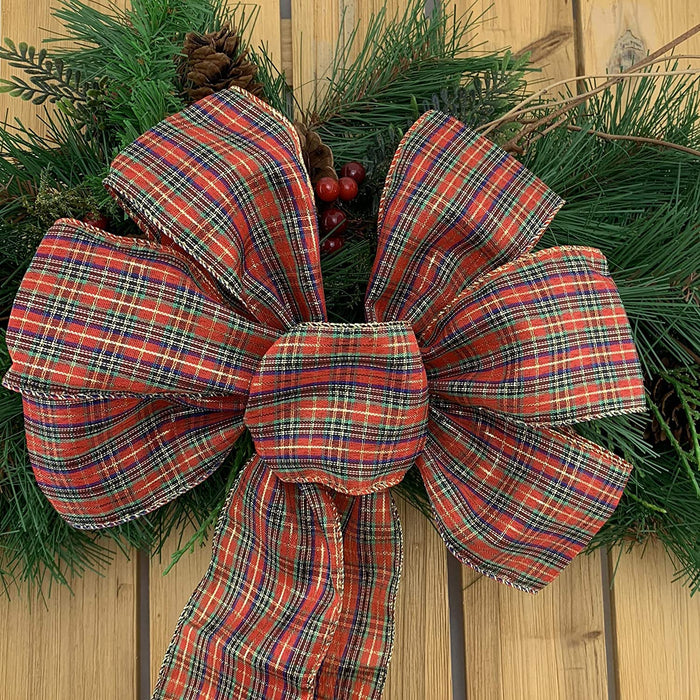pre-tied-plaid-christmas-bow