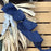 Navy Blue  Fabric Burlap Woven Ribbon - 2 1/2" x 10 Yards