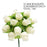 Ivory Artificial Silk Mini Roses - 12 Dozens, 144 Rosebuds Total