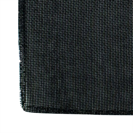 Black Faux Burlap Table Runner - 72" x 14"