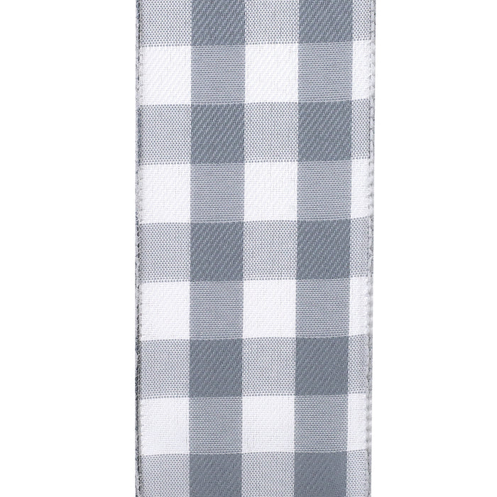 white-grey-buffalo-plaid-wreath-ribbon