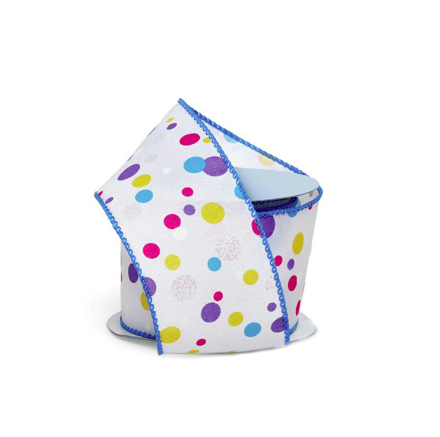 wired-edge-colorful-dots-wreath-ribbon
