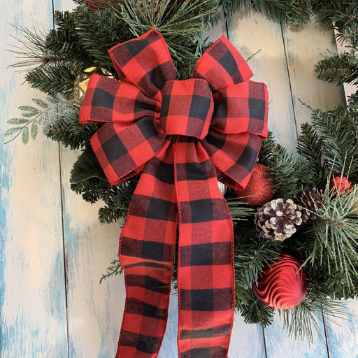 witred-edge-plaid-wreath-bow